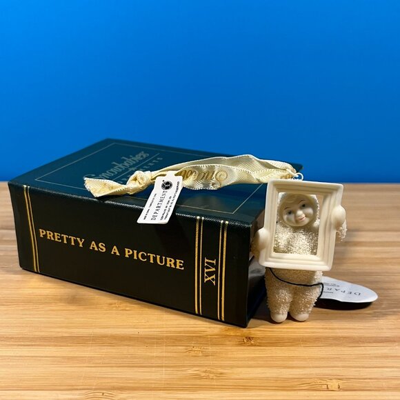 NWT Department 56 Snowbabies Ornament "Pretty as a Picture" #69065 w/Box Retired - Picture 9 of 14